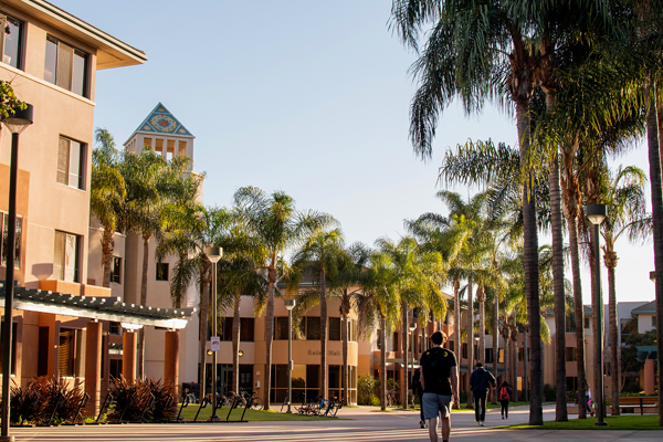 Dorms on the LMU campus.